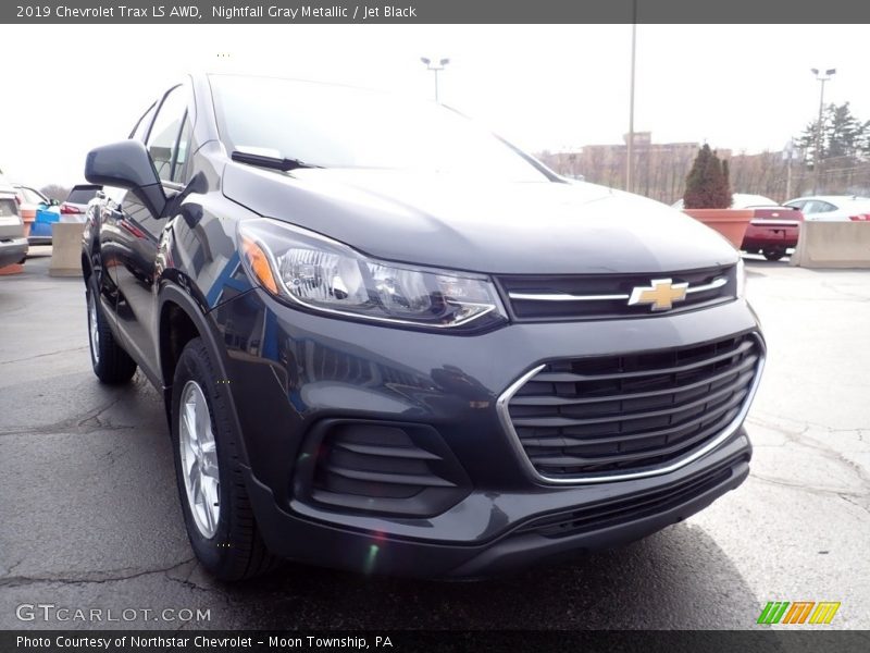 Nightfall Gray Metallic / Jet Black 2019 Chevrolet Trax LS AWD