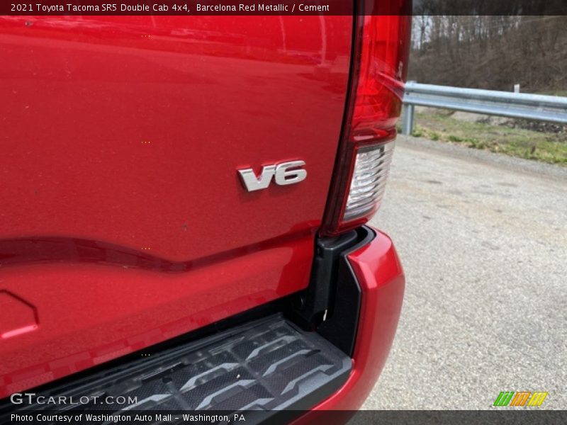 Barcelona Red Metallic / Cement 2021 Toyota Tacoma SR5 Double Cab 4x4