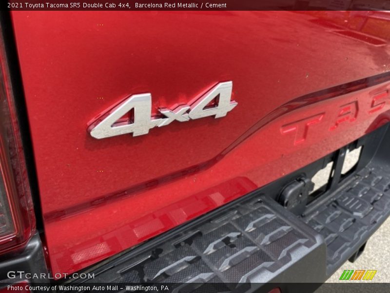 Barcelona Red Metallic / Cement 2021 Toyota Tacoma SR5 Double Cab 4x4