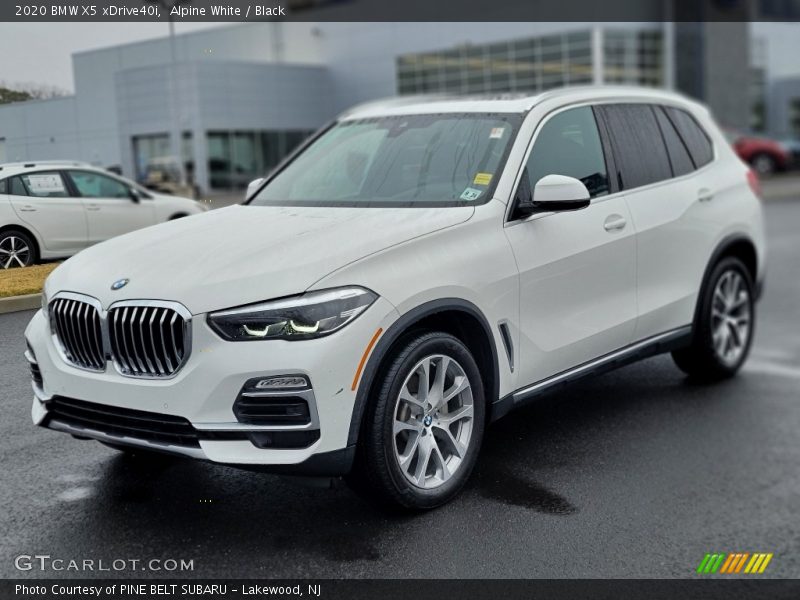 Alpine White / Black 2020 BMW X5 xDrive40i