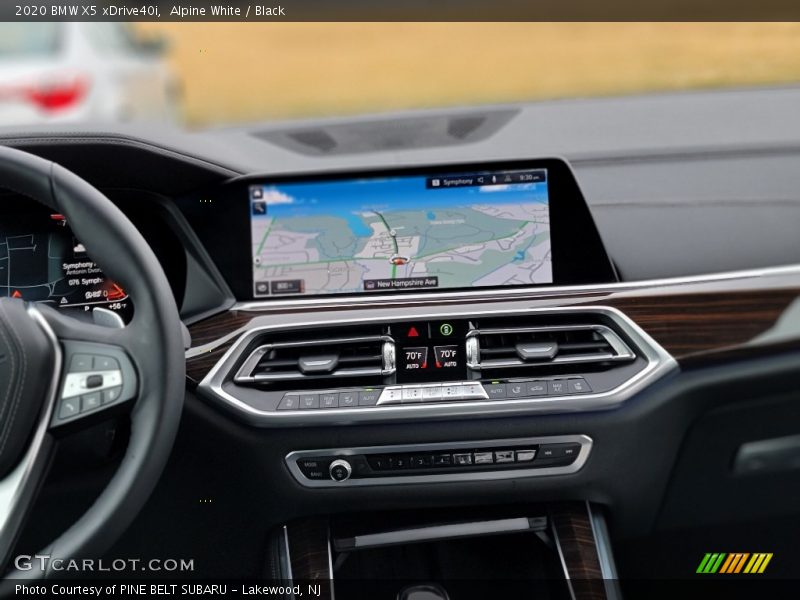 Alpine White / Black 2020 BMW X5 xDrive40i