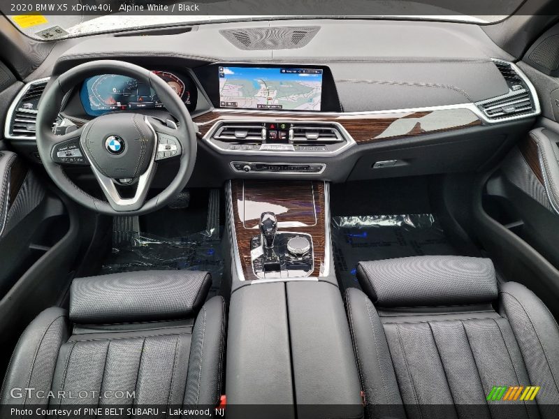 Alpine White / Black 2020 BMW X5 xDrive40i