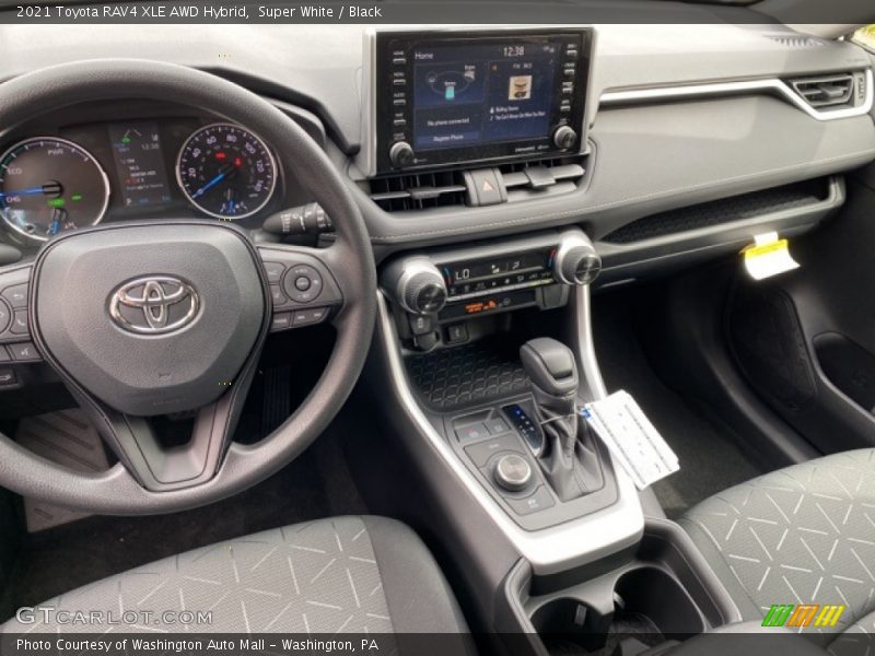 Super White / Black 2021 Toyota RAV4 XLE AWD Hybrid