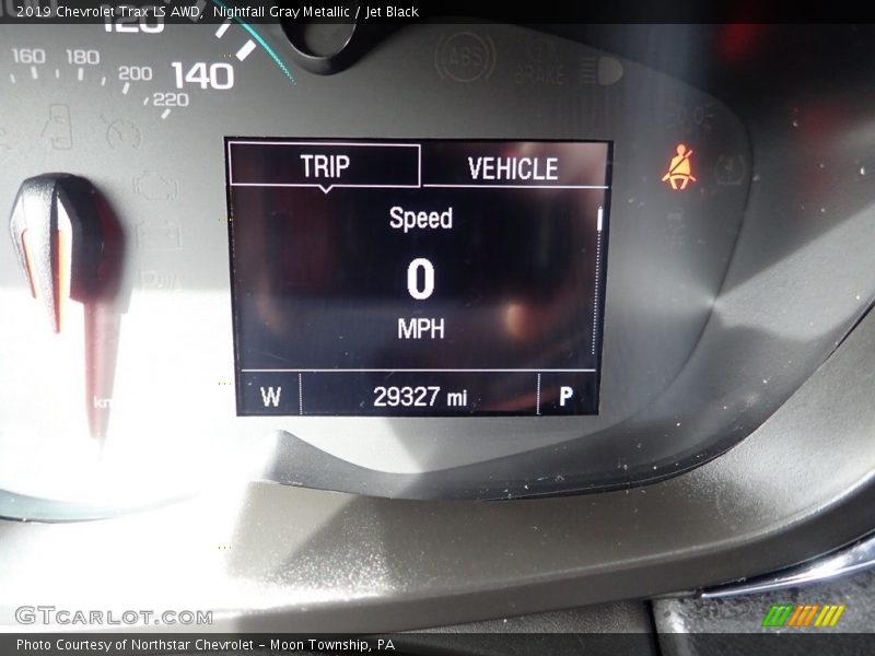 Nightfall Gray Metallic / Jet Black 2019 Chevrolet Trax LS AWD