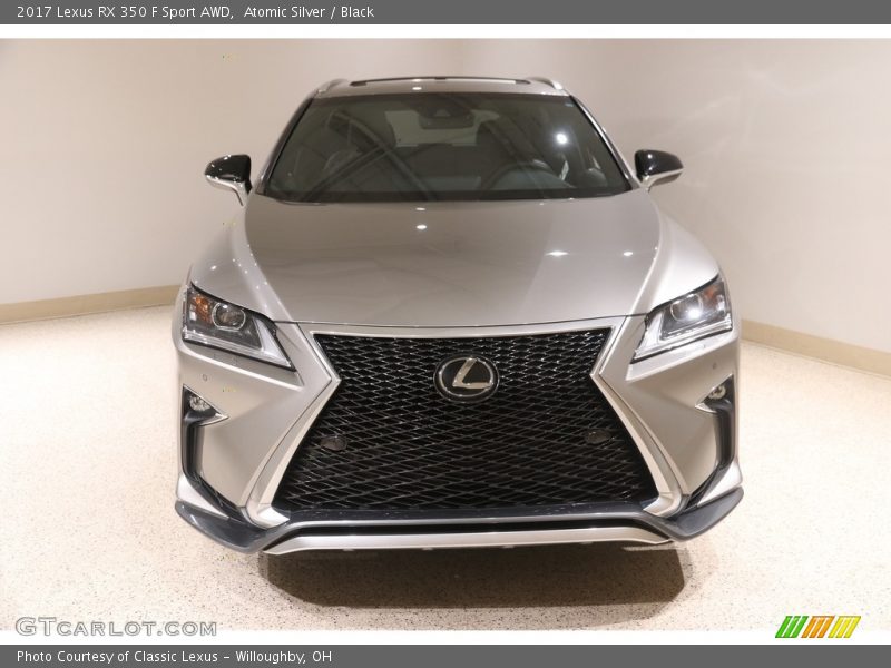 Atomic Silver / Black 2017 Lexus RX 350 F Sport AWD