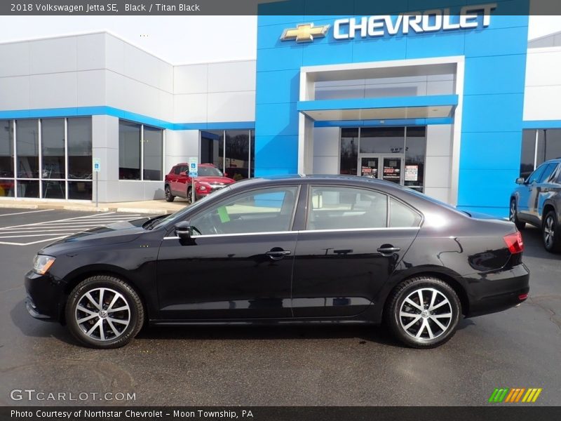 Black / Titan Black 2018 Volkswagen Jetta SE