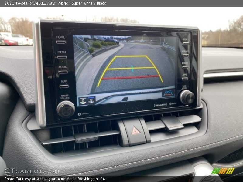 Super White / Black 2021 Toyota RAV4 XLE AWD Hybrid