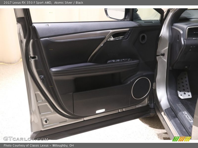 Atomic Silver / Black 2017 Lexus RX 350 F Sport AWD