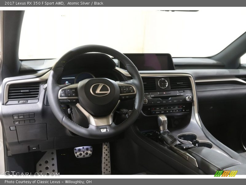 Atomic Silver / Black 2017 Lexus RX 350 F Sport AWD