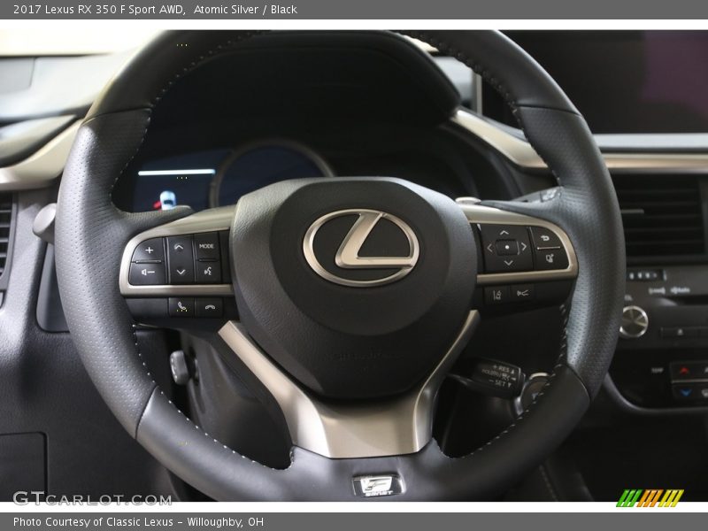 Atomic Silver / Black 2017 Lexus RX 350 F Sport AWD