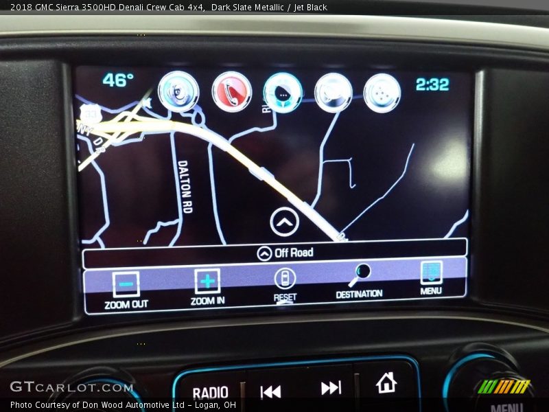 Navigation of 2018 Sierra 3500HD Denali Crew Cab 4x4