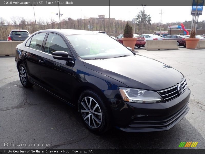 Black / Titan Black 2018 Volkswagen Jetta SE