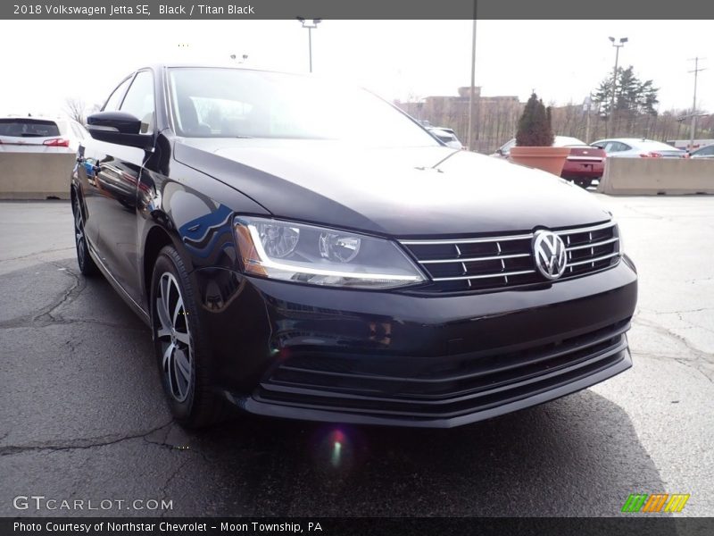 Black / Titan Black 2018 Volkswagen Jetta SE