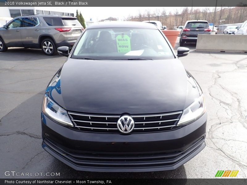 Black / Titan Black 2018 Volkswagen Jetta SE
