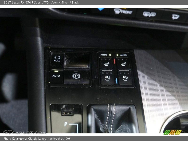 Atomic Silver / Black 2017 Lexus RX 350 F Sport AWD
