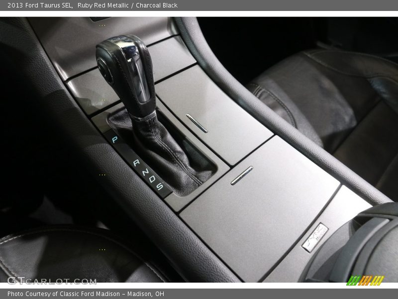 Ruby Red Metallic / Charcoal Black 2013 Ford Taurus SEL