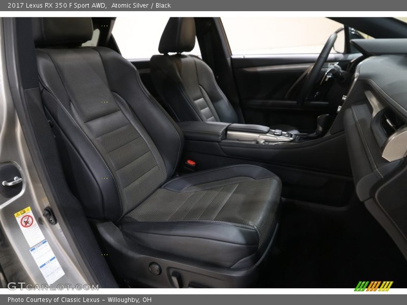 Atomic Silver / Black 2017 Lexus RX 350 F Sport AWD