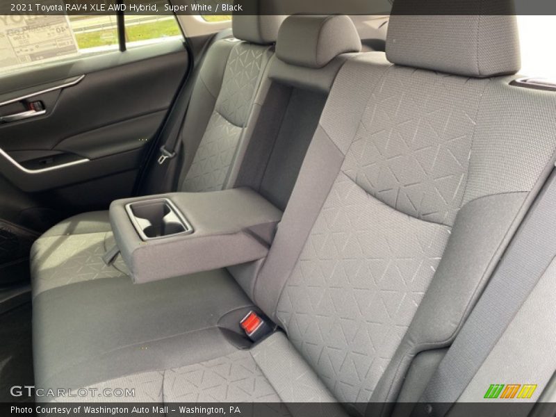 Super White / Black 2021 Toyota RAV4 XLE AWD Hybrid