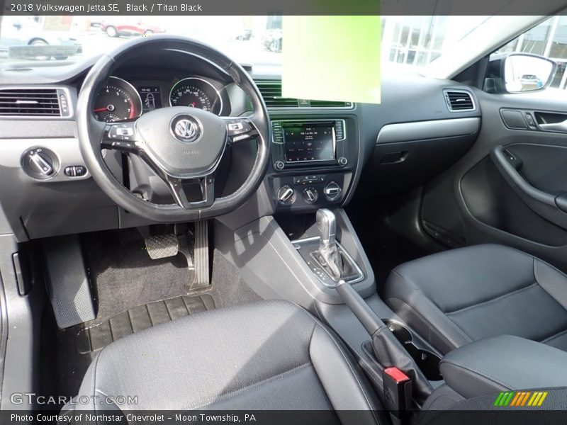 Black / Titan Black 2018 Volkswagen Jetta SE