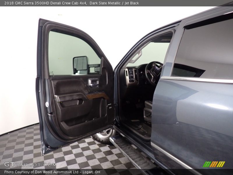 Dark Slate Metallic / Jet Black 2018 GMC Sierra 3500HD Denali Crew Cab 4x4