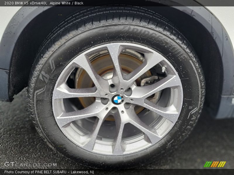 Alpine White / Black 2020 BMW X5 xDrive40i
