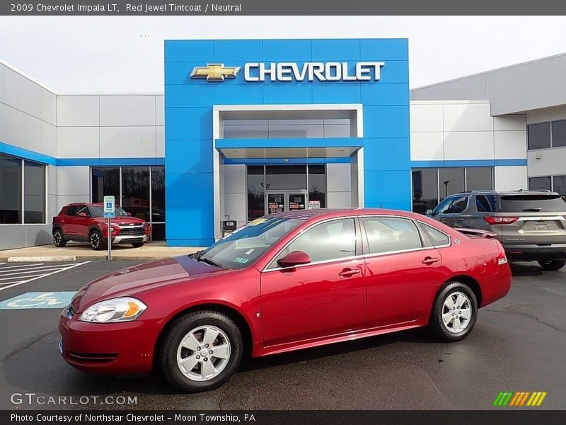 Red Jewel Tintcoat / Neutral 2009 Chevrolet Impala LT