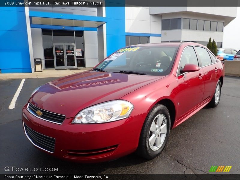 Red Jewel Tintcoat / Neutral 2009 Chevrolet Impala LT