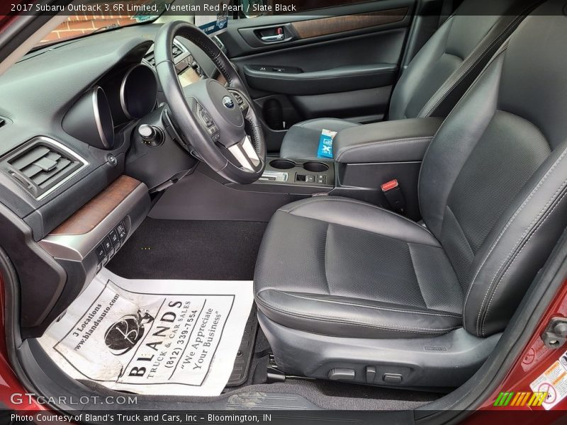 Venetian Red Pearl / Slate Black 2017 Subaru Outback 3.6R Limited