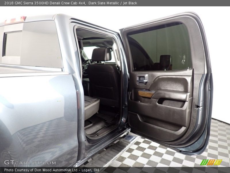 Dark Slate Metallic / Jet Black 2018 GMC Sierra 3500HD Denali Crew Cab 4x4