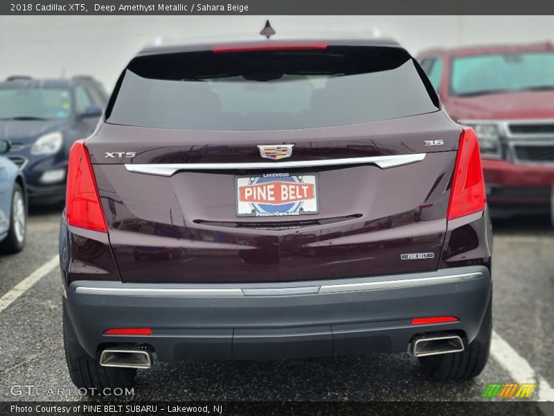 Deep Amethyst Metallic / Sahara Beige 2018 Cadillac XT5