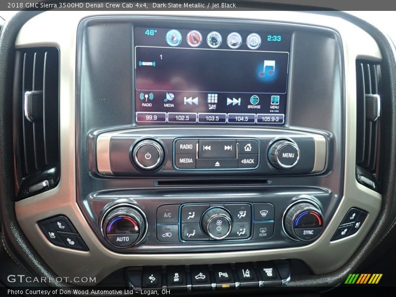 Controls of 2018 Sierra 3500HD Denali Crew Cab 4x4