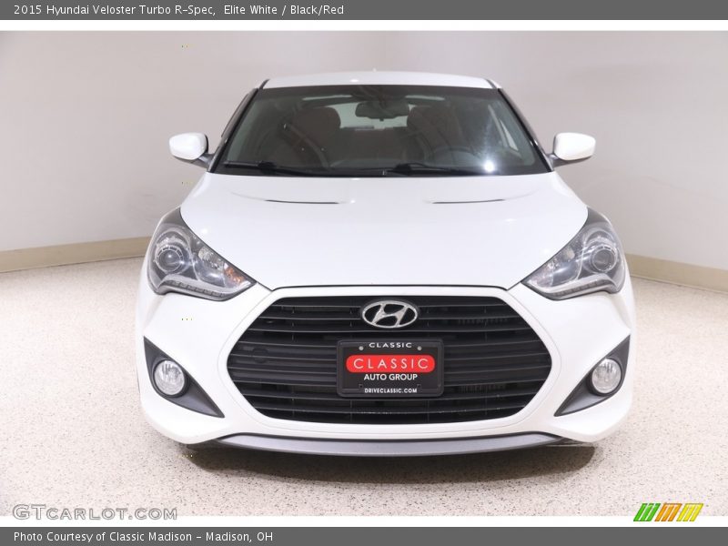 Elite White / Black/Red 2015 Hyundai Veloster Turbo R-Spec