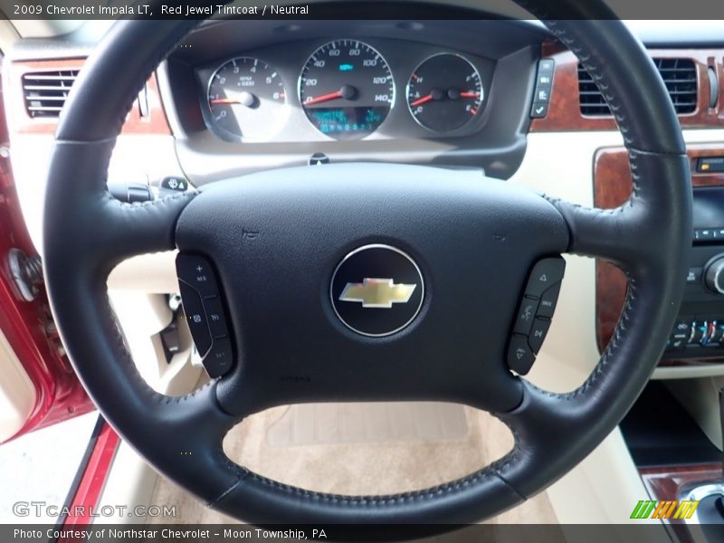 Red Jewel Tintcoat / Neutral 2009 Chevrolet Impala LT