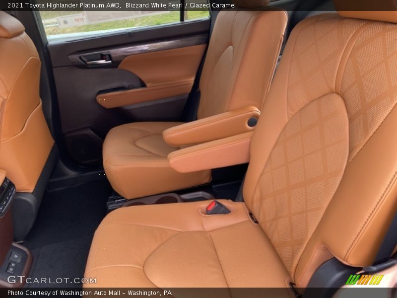 Rear Seat of 2021 Highlander Platinum AWD