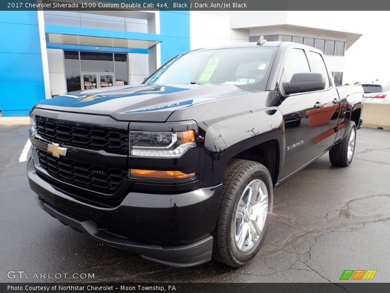 Black / Dark Ash/Jet Black 2017 Chevrolet Silverado 1500 Custom Double Cab 4x4