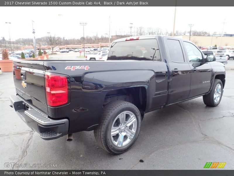 Black / Dark Ash/Jet Black 2017 Chevrolet Silverado 1500 Custom Double Cab 4x4