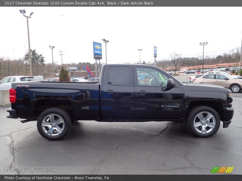 Black / Dark Ash/Jet Black 2017 Chevrolet Silverado 1500 Custom Double Cab 4x4