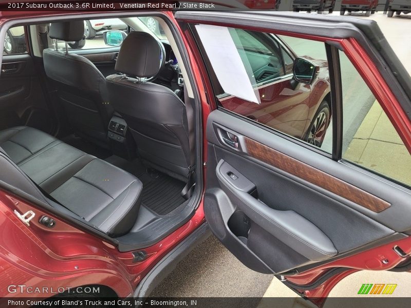 Venetian Red Pearl / Slate Black 2017 Subaru Outback 3.6R Limited