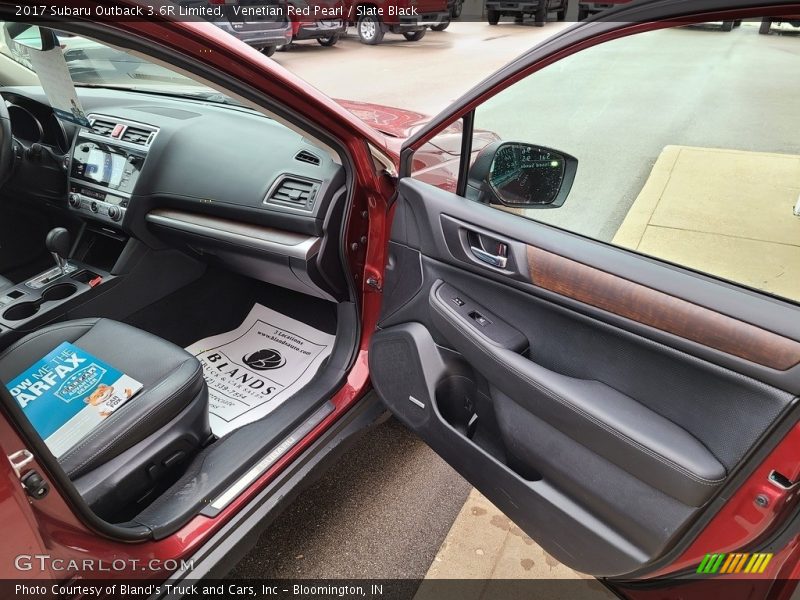 Venetian Red Pearl / Slate Black 2017 Subaru Outback 3.6R Limited
