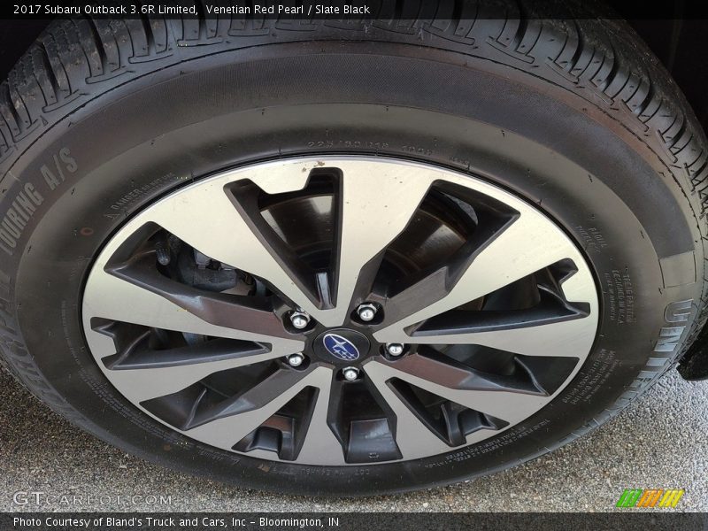 Venetian Red Pearl / Slate Black 2017 Subaru Outback 3.6R Limited
