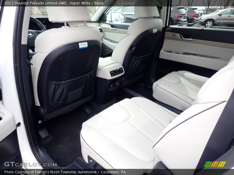 Hyper White / Beige 2021 Hyundai Palisade Limited AWD