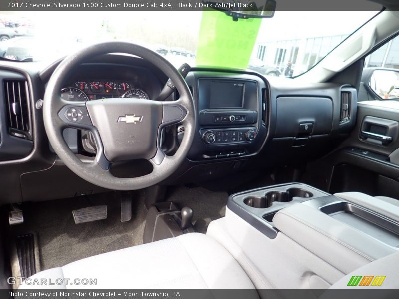 Black / Dark Ash/Jet Black 2017 Chevrolet Silverado 1500 Custom Double Cab 4x4