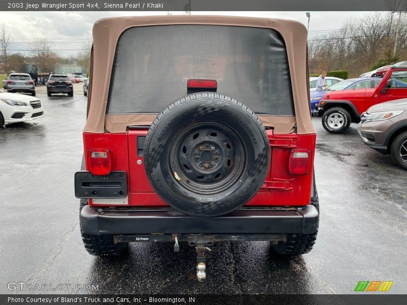 Sienna Pearl / Khaki 2003 Jeep Wrangler Sport 4x4