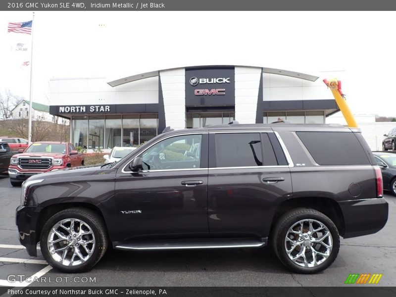 Iridium Metallic / Jet Black 2016 GMC Yukon SLE 4WD