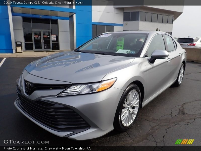 Celestial Silver Metallic / Ash 2019 Toyota Camry XLE