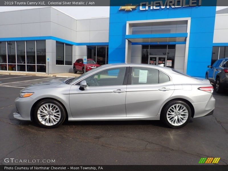 Celestial Silver Metallic / Ash 2019 Toyota Camry XLE