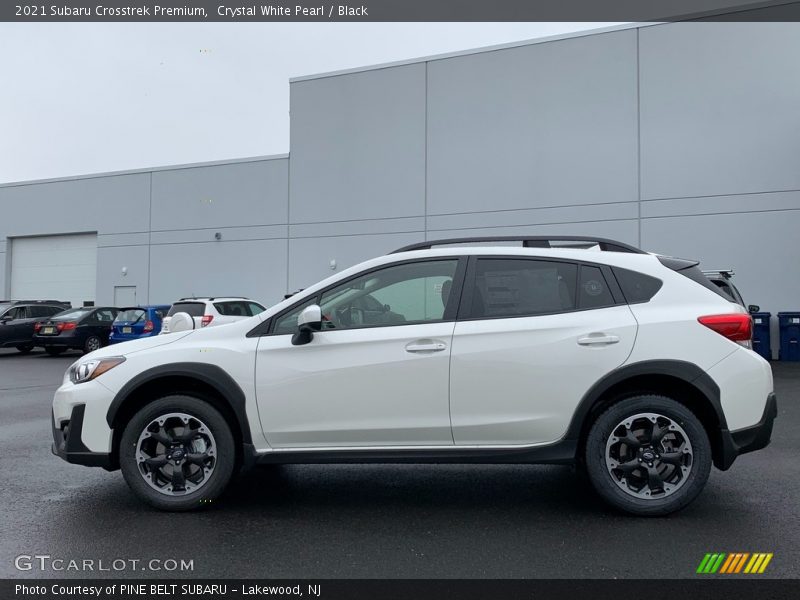 Crystal White Pearl / Black 2021 Subaru Crosstrek Premium