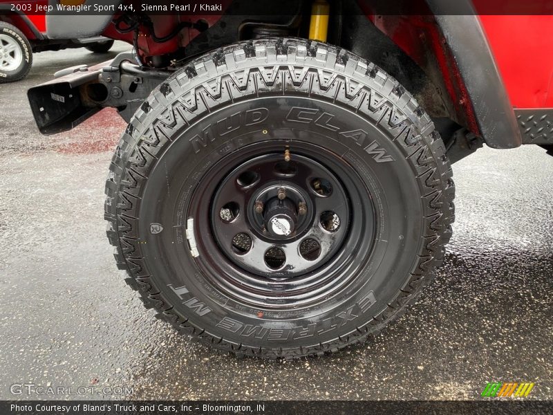Sienna Pearl / Khaki 2003 Jeep Wrangler Sport 4x4