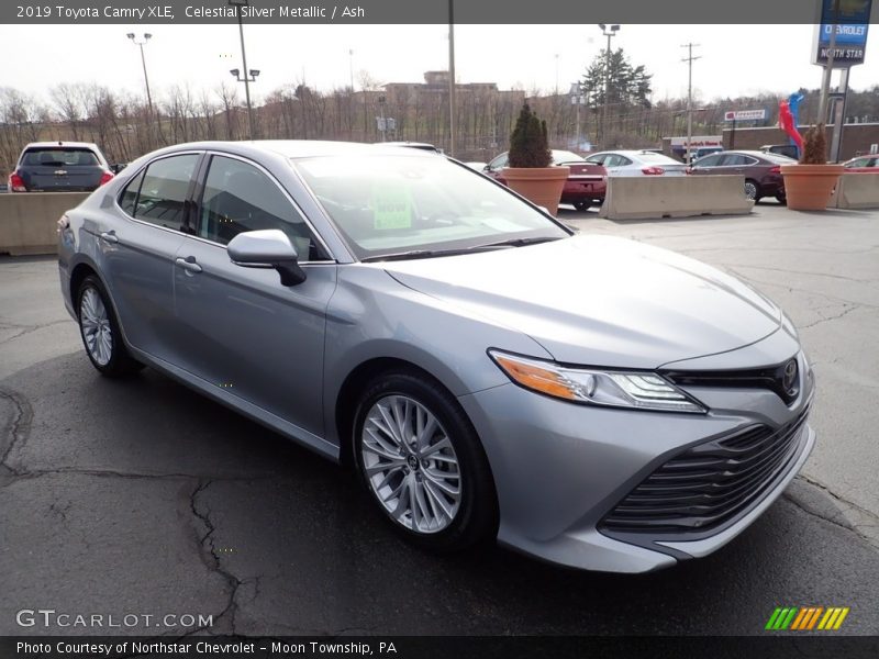 Celestial Silver Metallic / Ash 2019 Toyota Camry XLE