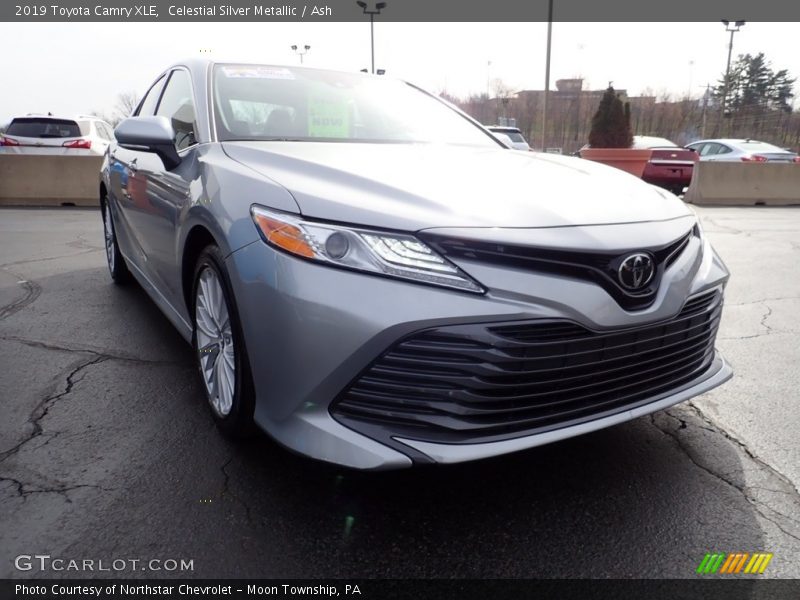 Celestial Silver Metallic / Ash 2019 Toyota Camry XLE